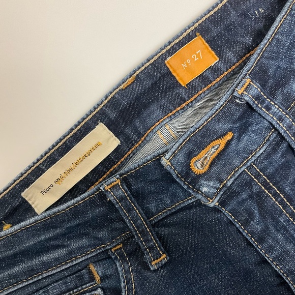 Pilcro and the Letterpress Women's Size 27 Tall Dark Wash Semi Bootcut Jeans - Picture 5 of 12